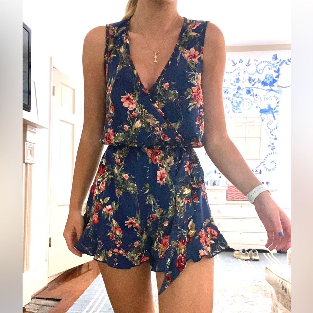 fun floral romper